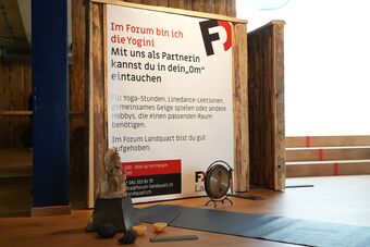 Offene Türen im Forum Landquart (Graubünden). Das Veranstaltungszentrum präsentierte sich einem breiten Publikum