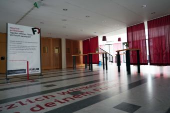 Offene Türen im Forum Landquart (Graubünden). Das Veranstaltungszentrum präsentierte sich einem breiten Publikum