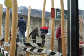 Offene Türen im Forum Landquart (Graubünden). Das Veranstaltungszentrum präsentierte sich einem breiten Publikum