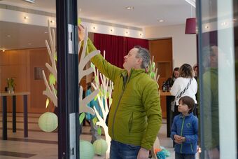 Offene Türen im Forum Landquart (Graubünden). Das Veranstaltungszentrum präsentierte sich einem breiten Publikum