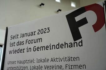 Offene Türen im Forum Landquart (Graubünden). Das Veranstaltungszentrum präsentierte sich einem breiten Publikum