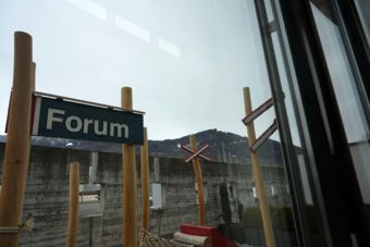 Offene Türen im Forum Landquart (Graubünden). Das Veranstaltungszentrum präsentierte sich einem breiten Publikum