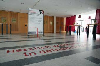 Offene Türen im Forum Landquart (Graubünden). Das Veranstaltungszentrum präsentierte sich einem breiten Publikum
