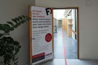 Offene Türen im Forum Landquart (Graubünden). Das Veranstaltungszentrum präsentierte sich einem breiten Publikum