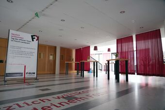 Offene Türen im Forum Landquart (Graubünden). Das Veranstaltungszentrum präsentierte sich einem breiten Publikum