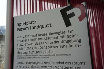 Offene Türen im Forum Landquart (Graubünden). Das Veranstaltungszentrum präsentierte sich einem breiten Publikum
