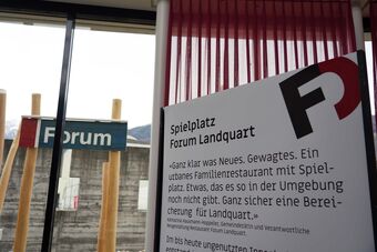 Offene Türen im Forum Landquart (Graubünden). Das Veranstaltungszentrum präsentierte sich einem breiten Publikum
