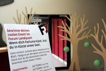 Offene Türen im Forum Landquart (Graubünden). Das Veranstaltungszentrum präsentierte sich einem breiten Publikum